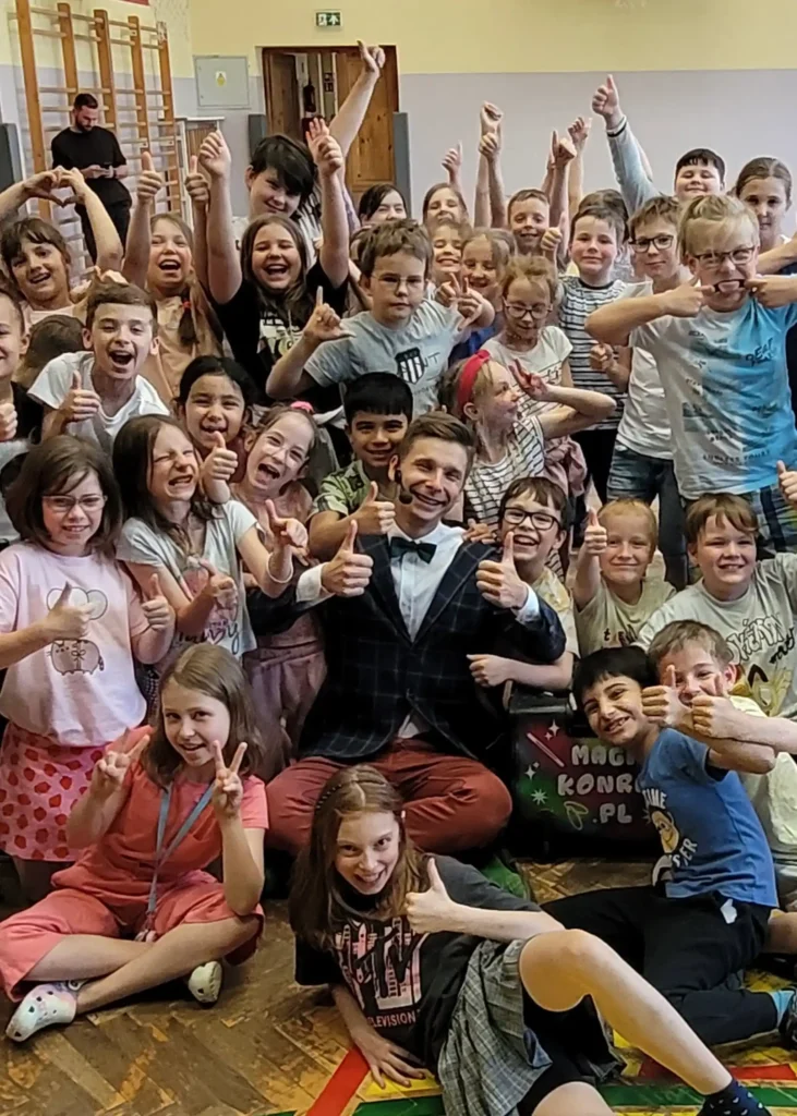Pokazy iluzji dla dzieci w szkole
